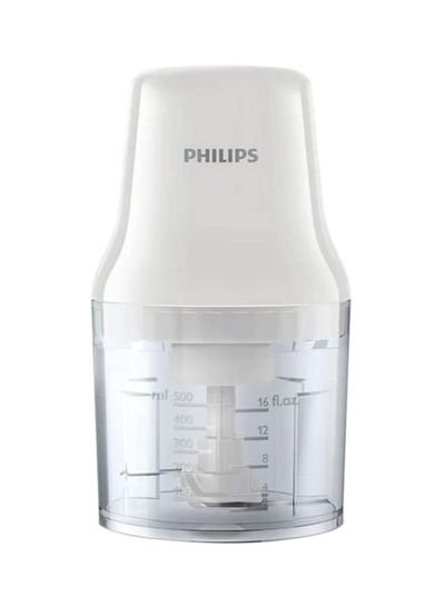 PHILIPS Daily Collection Chopper 0.7 l 450 W HR1393 White/Clear