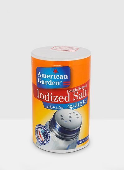 American Garden Double Refined Iodized Salt 737g