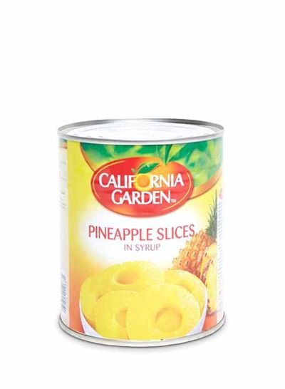 California Garden Canned Pineapple Slices In Light Syrup 850g