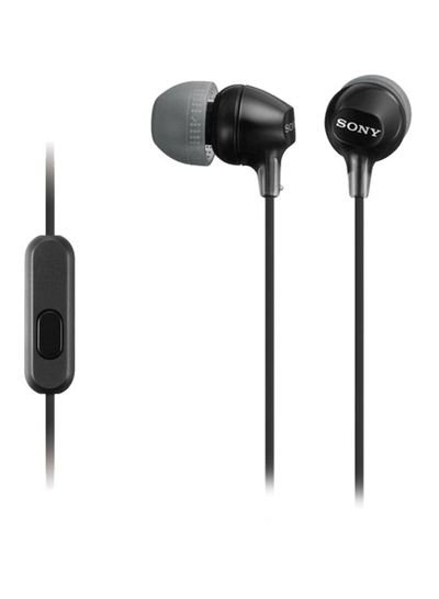 Sony In-ear Wired Earphones With Microphone And Line Control Black