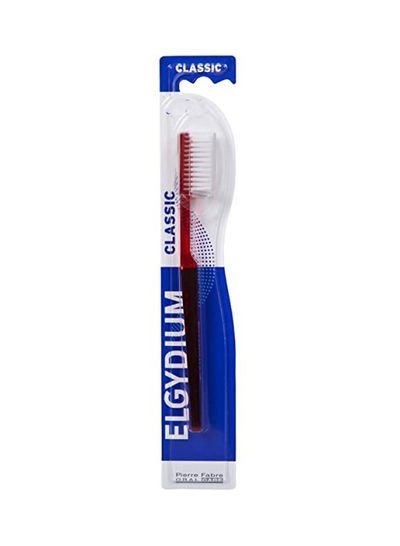 Generic Elgydium Classic Toothbrush Medium- Assorted Multicolour 100g