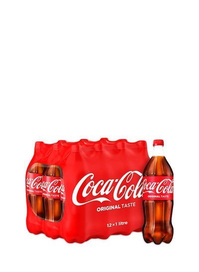 Coca Cola Regular Soft Drink Pet Bottles 1L Pack Of 12