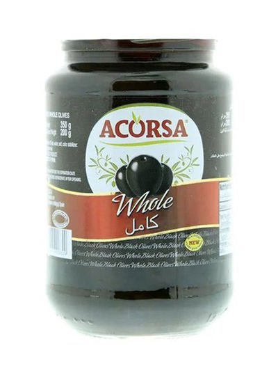 ACORSA Whole Black Olives 350g