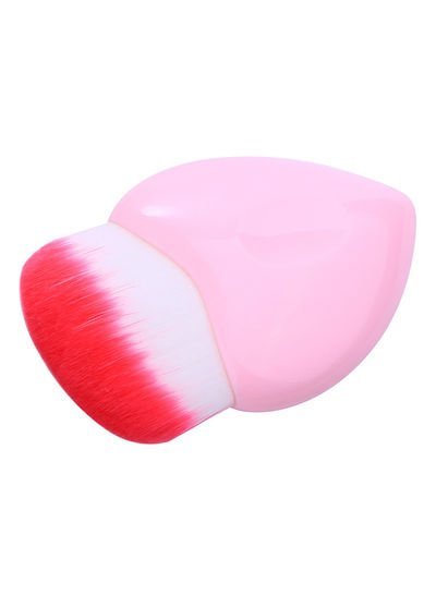Generic Heart Shaped Professional Single Makeup Brush Pink