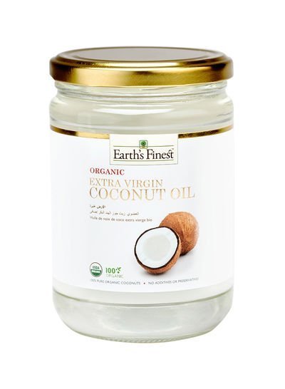 Earth`s Finest Extra-Virgin Raw Coconut Oil Cold-Pressed Coconut Oil for Cooking, Hair, Body And Massage  Pure Unrefined 500ml