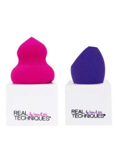 REAL TECHNIQUES 2 Miracle Sponges Pink/Purple