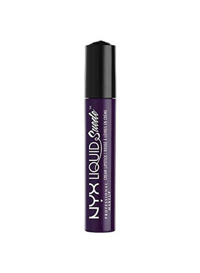 NYX Professional Makeup Liquid Suede Cream Lipstick Oh Put It On – Deep Purple