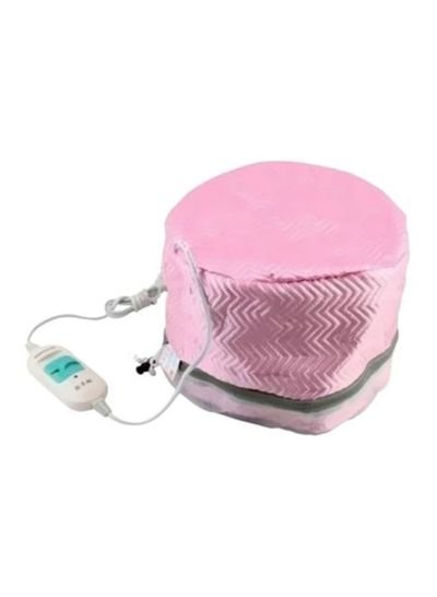 Generic Thermal Hair Cap With Steamer Pink 17x12cm