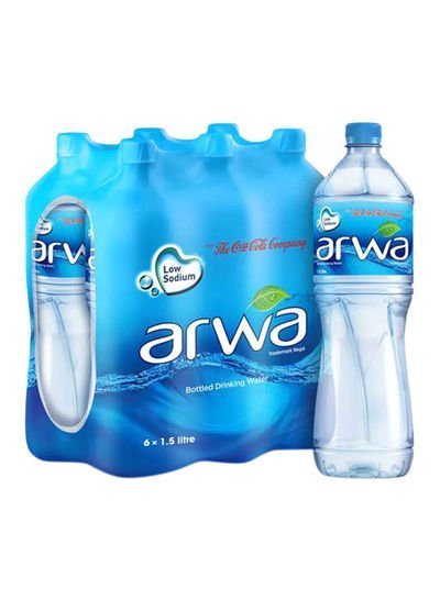 Arwa Bottle Drinking Water 1.5L Pack of 6