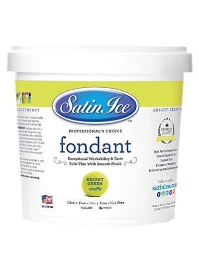 Satin Ice Vanilla Flavoured Cake Fondant 907g