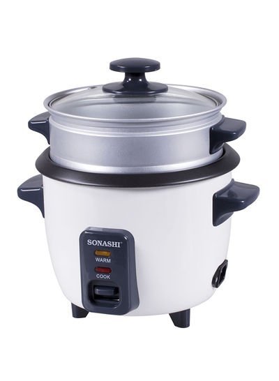 SONASHI Rice Cooker With Steamer 1.8 l SRC-318B Black/White