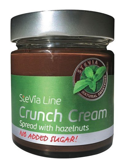 Stevia Line Crunch Cream Spread With Hazelnuts 200g