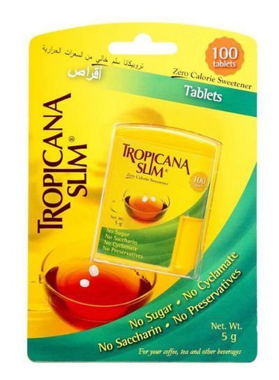 Tropicana Slim 100-Piece Zero Calorie Sweetener Diet Tablet Set 500g