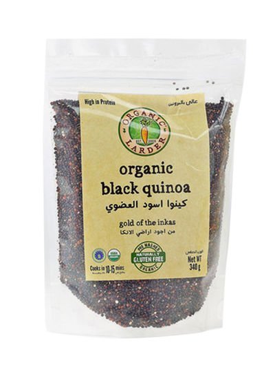 ORGANIC LARDER Black Quinoa 340g