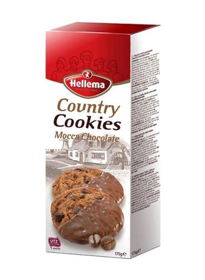 Hellema Country Cookies Mocca Chocolate 175g