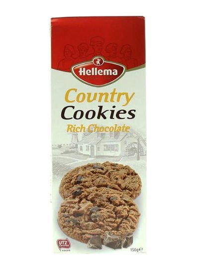Hellema Country Cookies Rich Chocolate 150g