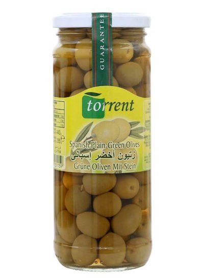 Torrent Spanish Plain Green Olives 400g