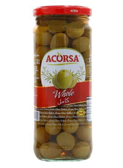 ACORSA Whole Green Olives 470g