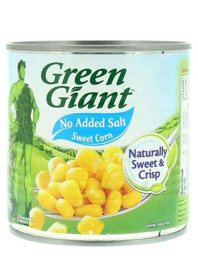 Green Giant No Added Salt Sweet Corn 340g