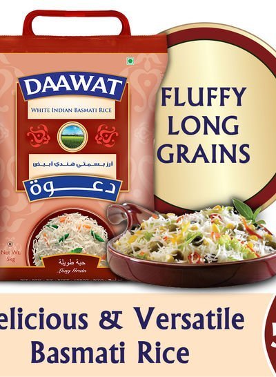 Daawat White Indian Basmati Rice 5kg
