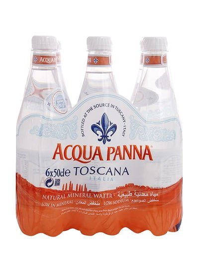 Acqua Panna Natural Mineral Water 500ml Pack of 6