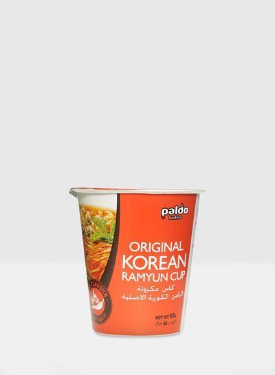 Paldo Original Korean Ramyun Cup Hot Flavour 65g