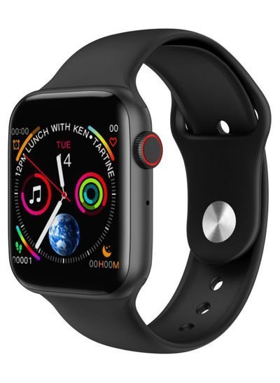 Generic Bluetooth Call Full Touch Smartwatch Black