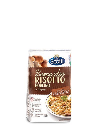 Riso Scotti Rissoto With Dried Porcini Mushrooms 210g