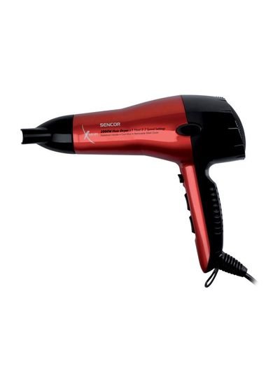 Sencor Electrical Hair Dryer Red/Black 22x12x8cm