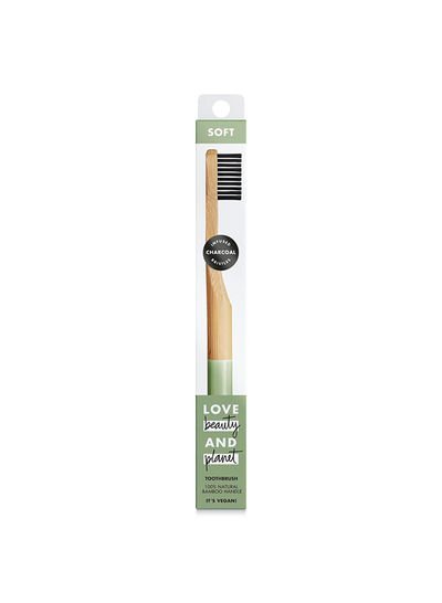 love beauty and planet Soft Charcoal Infused Bristles Toothbrush Multicolour 1 Piece