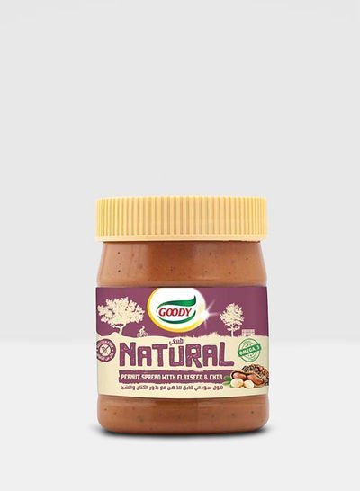 Goody Natural Peanut Spread With Flaxseed And Chia 340g