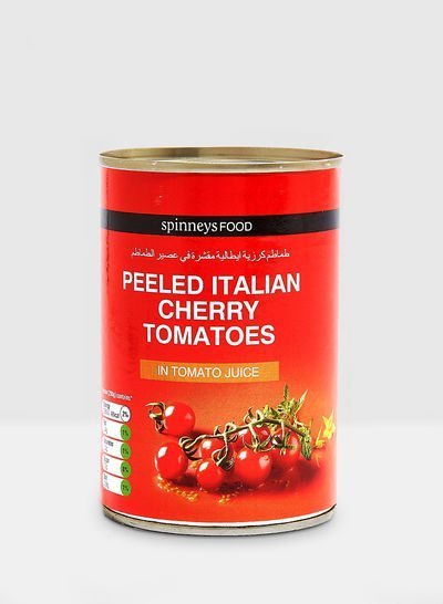 Spinneys Food Peeled Italian Cherry Tomatoes 400g  Single