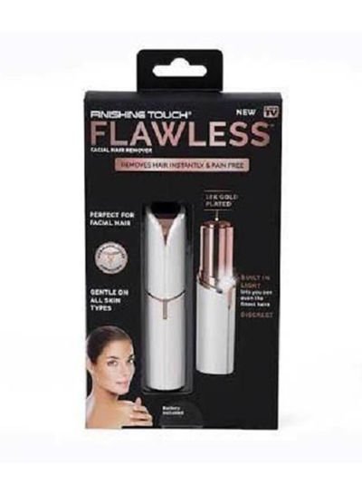 Flawless Facial Hair Remover White/Gold
