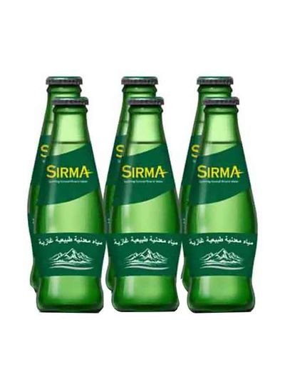 SIRMA Sparkling Natural Mineral Water 200ml Pack of 6