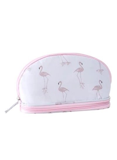 Generic Double Layer Shell Cosmetic Bag Multicolour