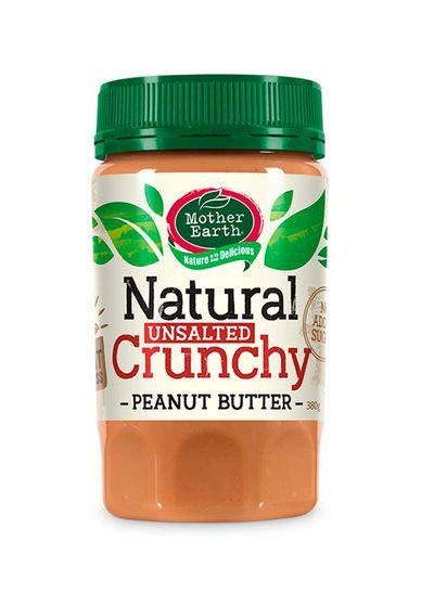 Mother Earth Crunchy Peanut Butter 380g
