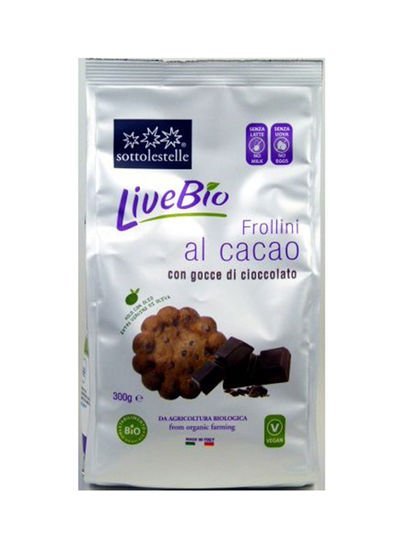 sottolestelle Livebio Cocoa And Choco Drops Cookies 300g