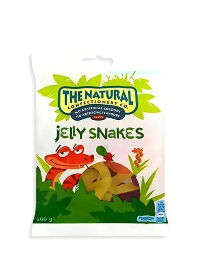 THE NATURAL CONFECTIONER 25% Less Sugar Snakes 260g