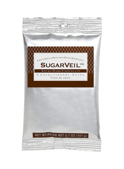 SugarVeil Extra Dark Chocolate Confectionery Icing 3.7ounce