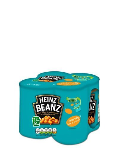 Heinz Baked Beans In Tomato Sauce 415g Pack of 4