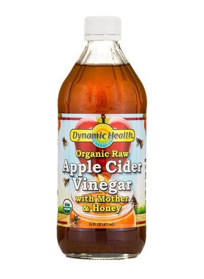 Dynamic Health Apple Cider Vinegar With Mother And Honey 16ounce