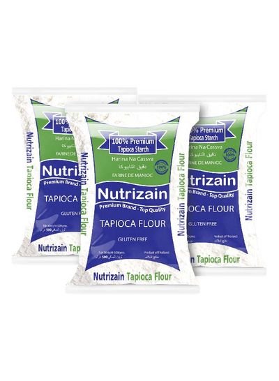 Nutrizain Tapioca Flour 500g Pack of 3