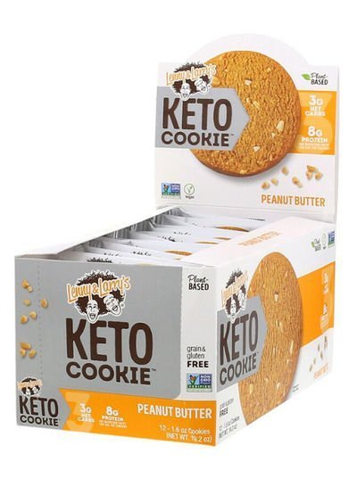 LENNY & LARRY’S Keto Peanut Butter Cookies 12 x 1.6ounce Pack of 12
