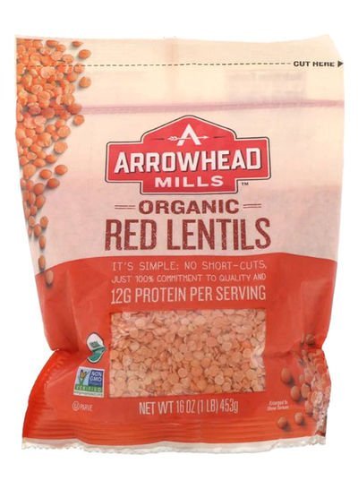 Arrowhead Mills Organic Red Lentils 453g
