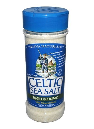 Celtic Sea Salt Fine Ground Vital Mineral Blend Shaker Jar 8ounce