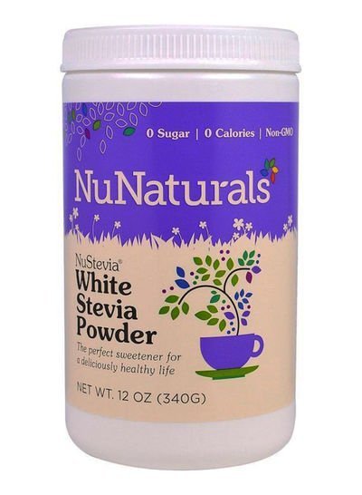 NuNaturals White Stevia Powder Sweetener 340g
