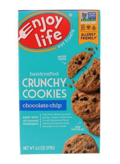 ENJOY LIFE Handcrafted Crunchy Chocolate Chip Cookies 179g