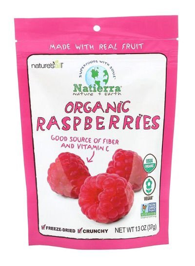 Natierra Organic Freeze-Dried Raspberries 1.3ounce