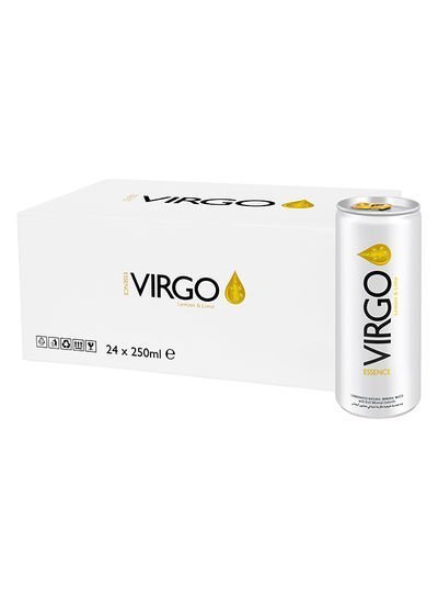 Virgo Lemon And Lime Essence 250ml Pack of 24