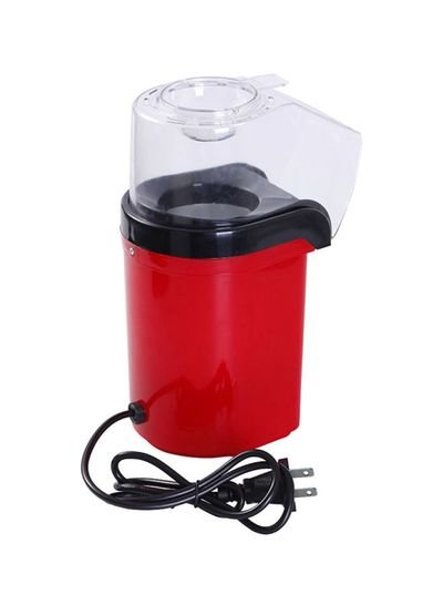 Generic Small Hot Air Popcorn Popper Maker H31933US Red/Black/Clear